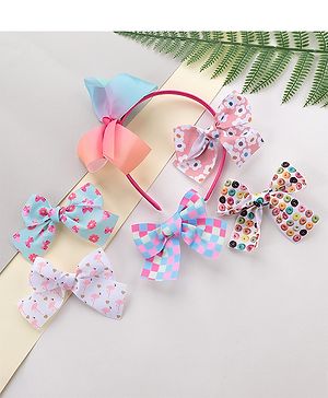 Babyhug Free Size Hair Accessories Set of 6 - Multioclour