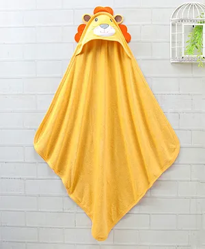 Babyhug Hooded Towel - Yellow