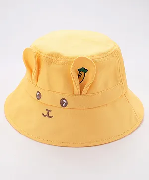Babyhug Bucket Hats Free Size - Yellow