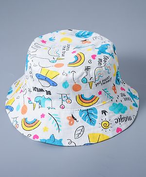 Babyhug Bucket Hats Free Size - Multicolour