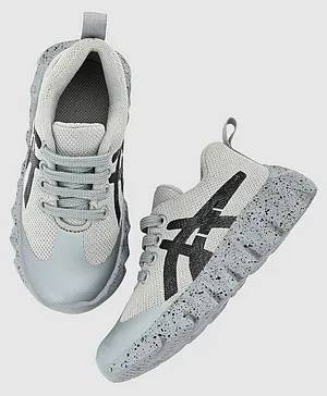 TUSKEY Lace Up Sporty Shoes - Light Grey
