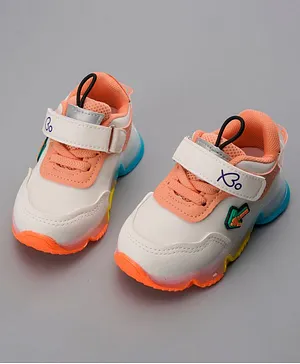 Babyoye Sports Shoes - Orange White