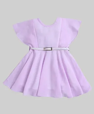 violet colour frocks