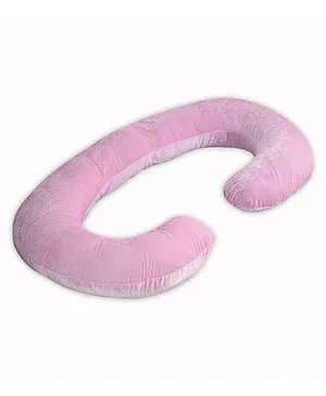 Femzy C Shaped Pregnancy Pillow - Pink