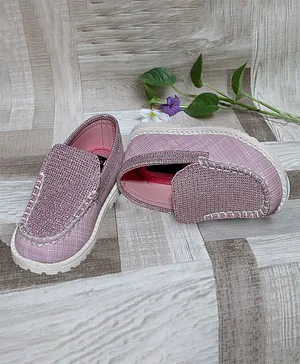 Tiny Bugs Glittery Party Wear Shoes - Pink