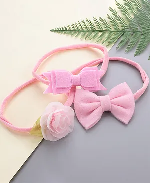 Babyhug Headbands Pack of 3 - Pink 