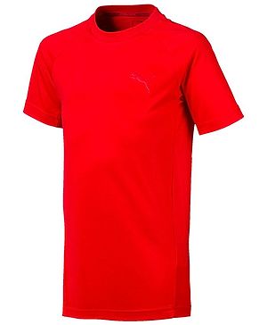 PUMA Half Sleeves Evostripe Tee - Red
