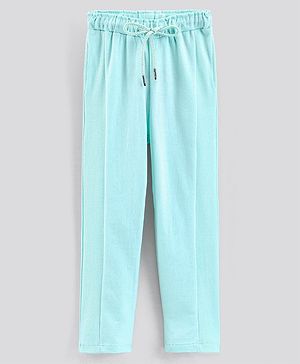 Pine Kids Organic Cotton & Biowash Full Length Lounge Pant - Aqua Blue