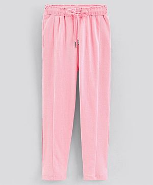 Pine Kids Full Length Solid Color Lounge Pant - Pink