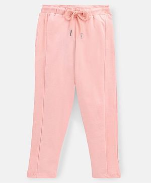 Pine Kids Organic Cotton & Biowashed Track Pants - Peach