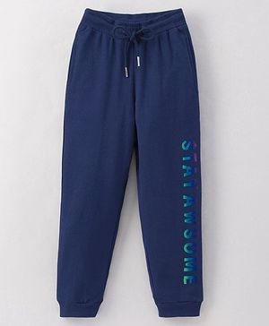 Pine Kids Full Length Biowashed Lounge Pant - Navy Peony