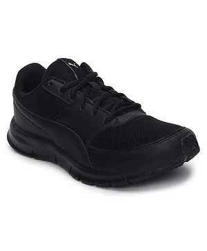 PUMA Brave Jr IDP Lace Up Casual Shoes - Black