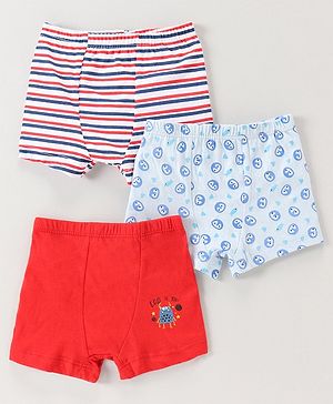 Chicita Briefs Multi Print Pack of 3 - Blue Red