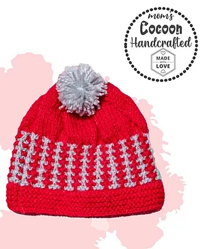 COCOON ORGANICS Handcrafted Cap - Red