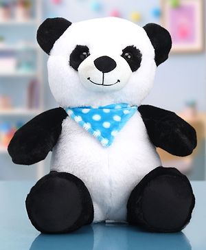 Babyhug Panda Soft Toy with Scarf - Height 35 cm (Colour May Vary)