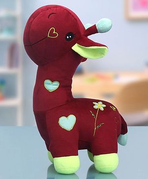 Babyhug Giraffe Soft Toy - Height 40 cm - Height 40 cm Multi Color