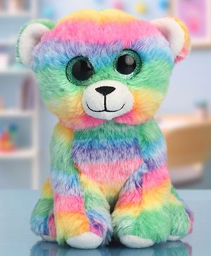Babyhug Rainbow Kitty Soft Toy - 20cm (Color May Vary)