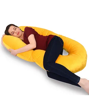 Mothersyard Full Body C Shape Pregnancy Pillow - Mango