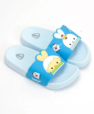 Lil Lollipop Chick Design Slippers - Blue