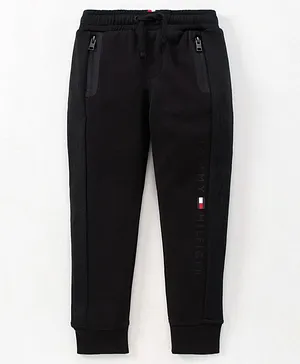 Tommy Hilfiger Full Length Cotton Lounge Pant Solid - Black