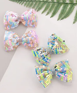 Pine Kids Hair Clips Pack of 4 - Multicolor 