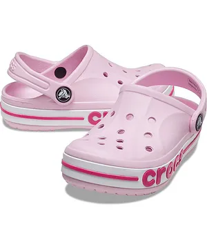 Crocs Bayaband Kids Clogs - Light Pink