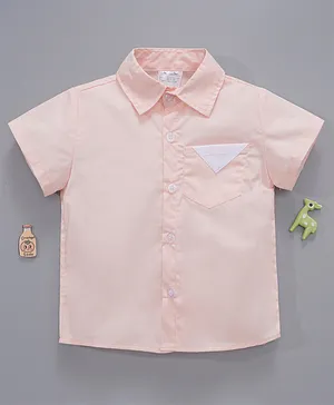 Kookie Kids Solid Shirts Pink 120 Boy