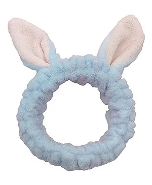 MOMISY Rabbit Ears Headbands - Light Blue Pink