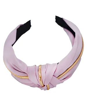 MOMISY Knotted Boho Headband - Purple