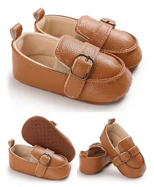 Little Hip Boutique Solid Booties - Brown