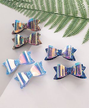 Pine Kids Hair Clips Pack of 6 - Multicolor