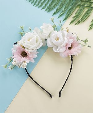 Pine Kids Hair Band Floral Embellished - Multicolour