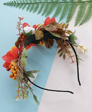 Pine Kids Hair Bands Floral Embellished - Multicolour