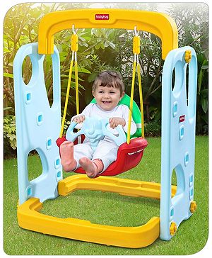 Babyhug  Kids Swing - Blue and Yellow