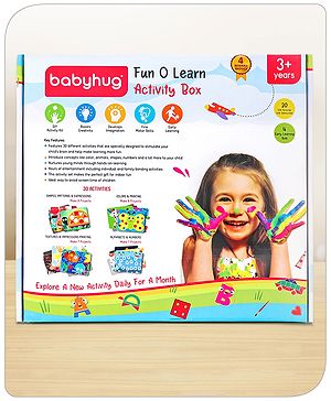 Babyhug Fun O Learn Activity Box - Multicolour