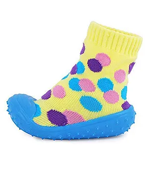 U-grow Baby Anti Skid Soft Socks Shoes - Yellow