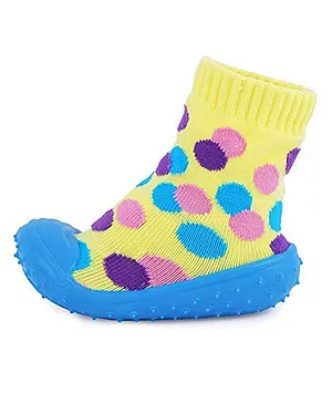 U-grow Baby Anti Skid Soft Socks Shoes - Yellow