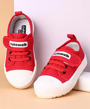 Cute Walk by Babyhug Casual Shoes - Red