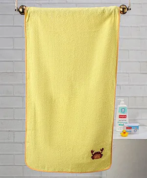 Babyhug Towel Crab Patch - Yellow