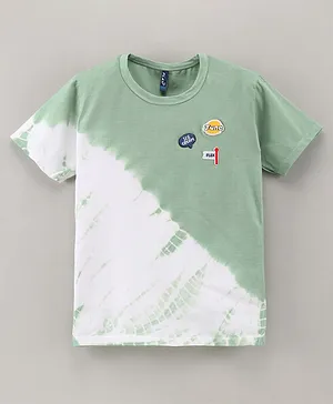 Play by Little Kangaroos Half Sleeves Tshirt - Green