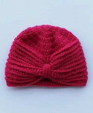 Woonie Handmade Turban Style Cap - Pink