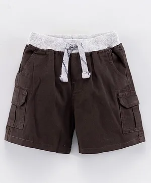 Simply Shorts With Drawstring -  Black