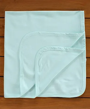 OHMS Solid Interlock Towel & Wrapper - Blue