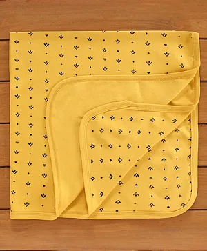 OHMS Solid Interlock Towel & Wrapper - Yellow