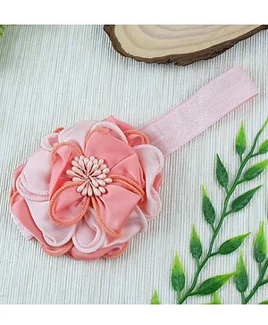 Asthetika Fabric Flower Detailing Headband - Pink
