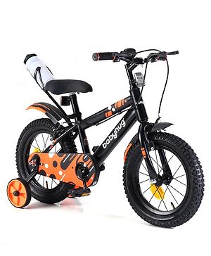 Babyhug Rapid Bicycle With Bell Red Black - 14 Inches