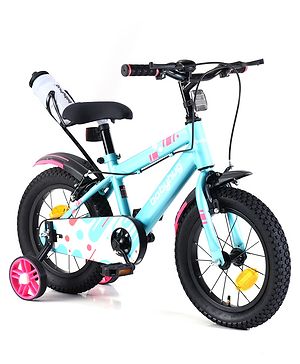 Babyhug Rapid Bicycle With Bell Sky Blue - 14 inches