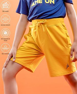 Pine Active Anti Bacterial Shorts Solid  - Gold
