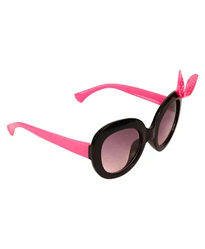 Spiky UV Protection Aviator Sunglasses - Black