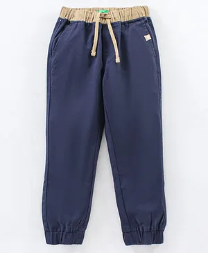 UCB Full Length Joggerpants Solid - Navy Blue